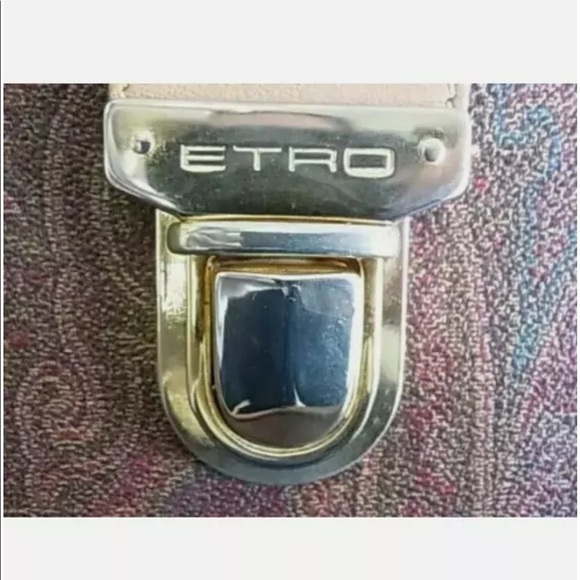 Auth PH19 Etro Paisley tote bag shoulder bag - Picture 3 of 10